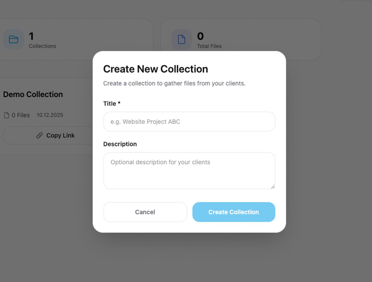 Create a new project
