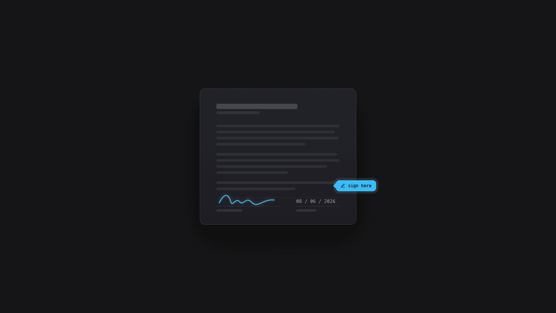 Preview of the Contract Signing demo